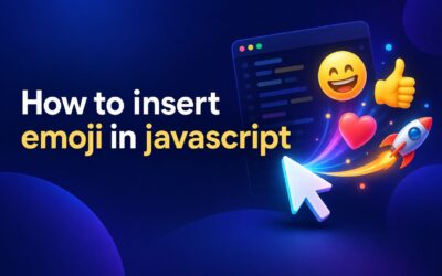 How to Insert Emoji in JavaScript with Examples
